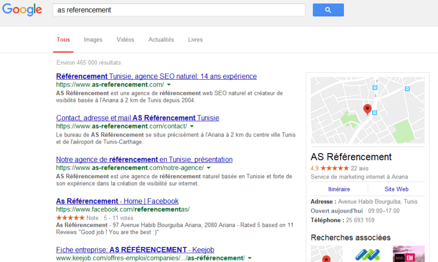 Serp AS Référencement