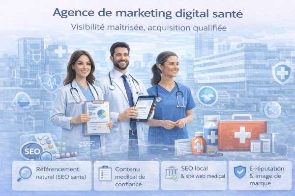 agence marketing digital santé